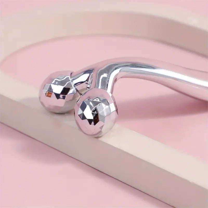 Rotating Eye & Face Massage Roller – Portable Y-Type Beauty Tool for At-Home Spa & Skincare