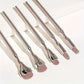 9pcs Luxurious Golden Makeup Brush Set – Soft Nylon Bristles with Powder, Blush & Foundation Brushes + Stylish Brush Holder